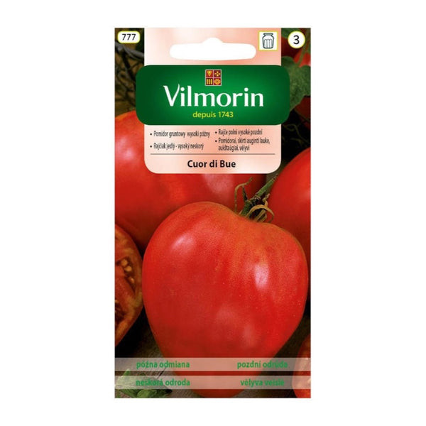Opakowanie nasion pomidor gruntowy cuor di bue Vilmorin, 2 g