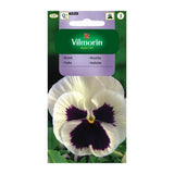 Saszetka nasion bratka ogrodowego Vilmorin, odmiana Weiss mit Auge, 0,3 g