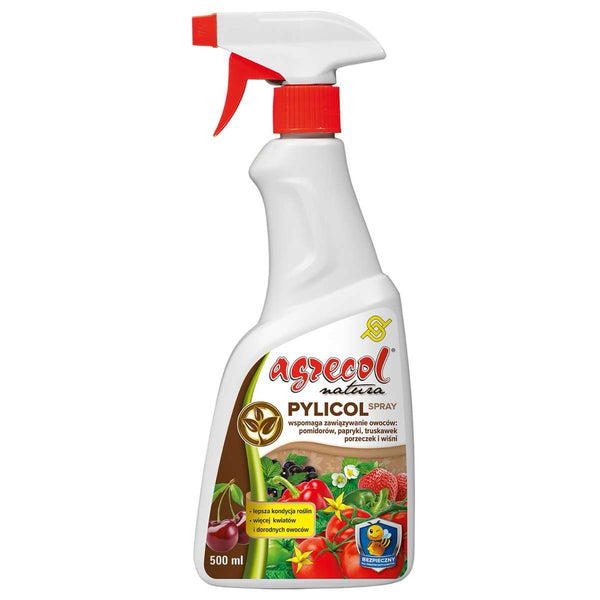 Butelka Pylicol Spray Agrecol 500 ml z rozpylaczem na białym tle