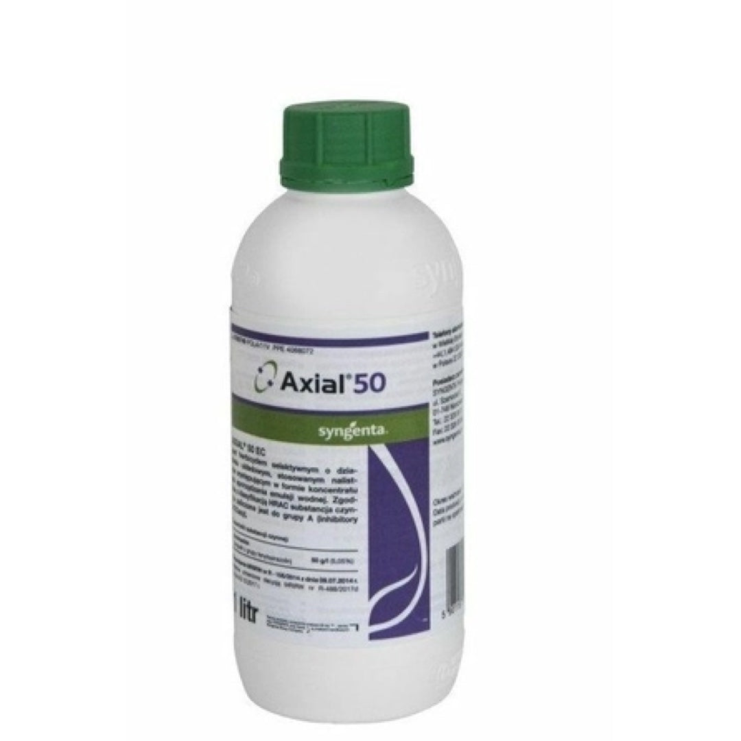 Butelka 1 l herbicydu Axial 50 EC firmy Syngenta