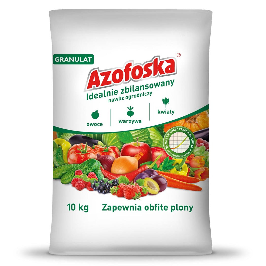 Worek nawozu Azofoska granulowana 10 kg