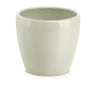 Kremowa błyszcząca osłonka ceramiczna Polnix Barcelona na białym tle