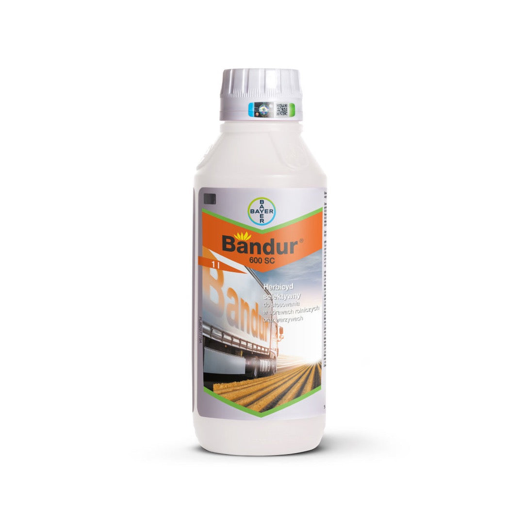 Butelka 1 l herbicydu Bandur 600 SC firmy Bayer