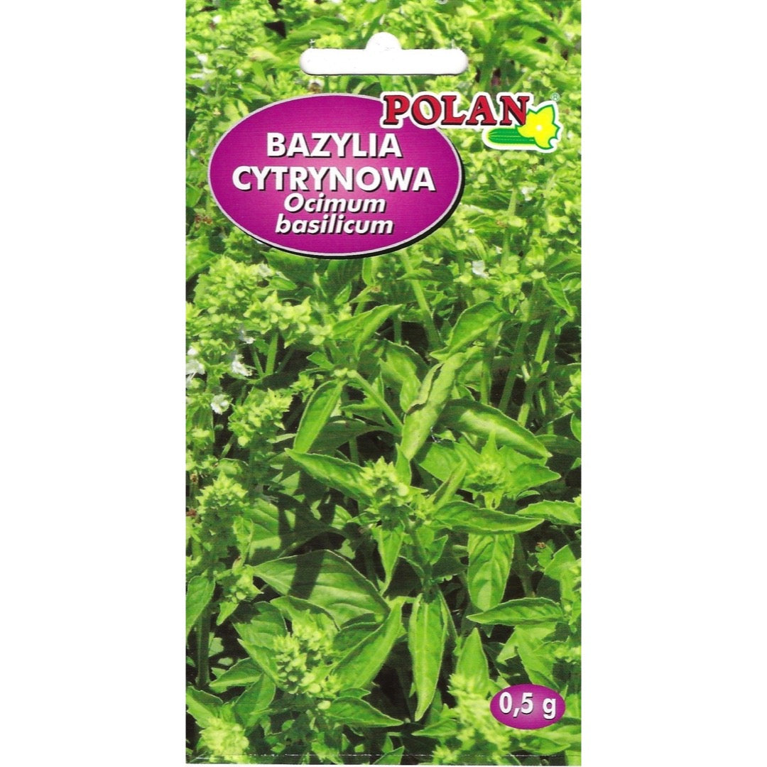Saszetka nasion bazylii cytrynowej PlantiCo, 0,5 g