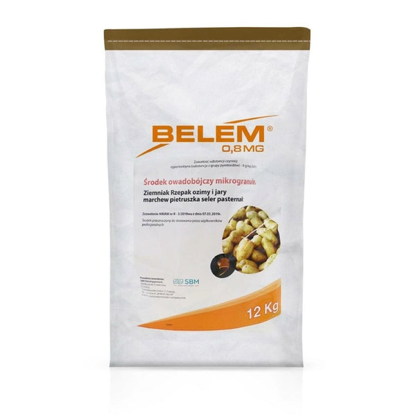 Worek 12 kg insektycydu Belem 0,8 MG w formie mikrogranulatu firmy SBM