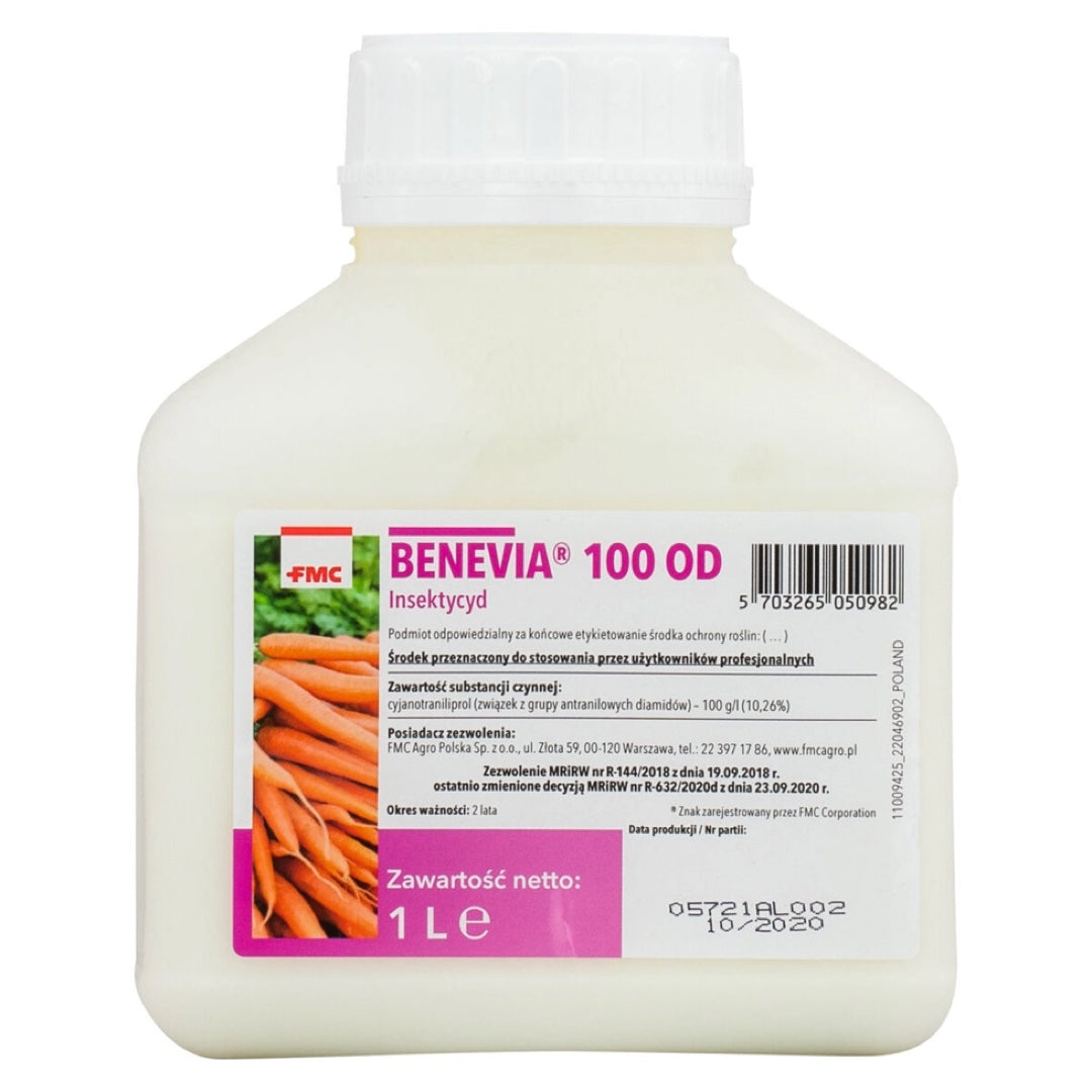 Butelka 1 l insektycydu Benevia 100 OD firmy FMC