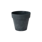 Osłonka Ibiza Beton Form-Plastic w kolorze czarnego betonu na białym tle