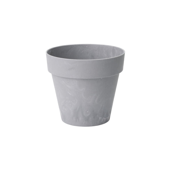 Osłonka Ibiza Beton Form-Plastic w kolorze jasnego betonu na białym tle