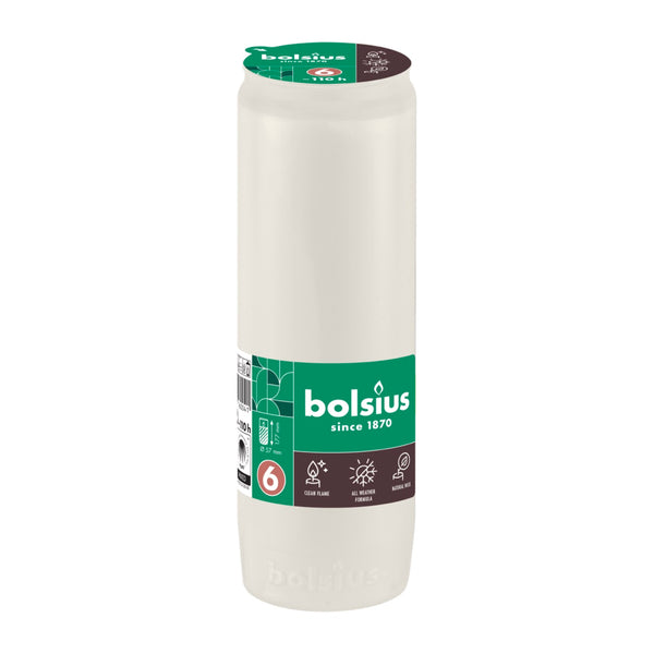 Wkład olejowy Bolsius RC nr 6 na białym tle