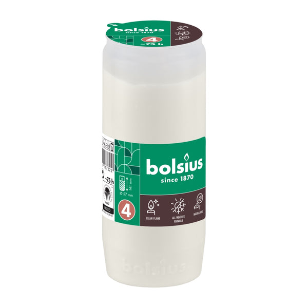 Wkład olejowy Bolsius RC nr 4 na białym tle