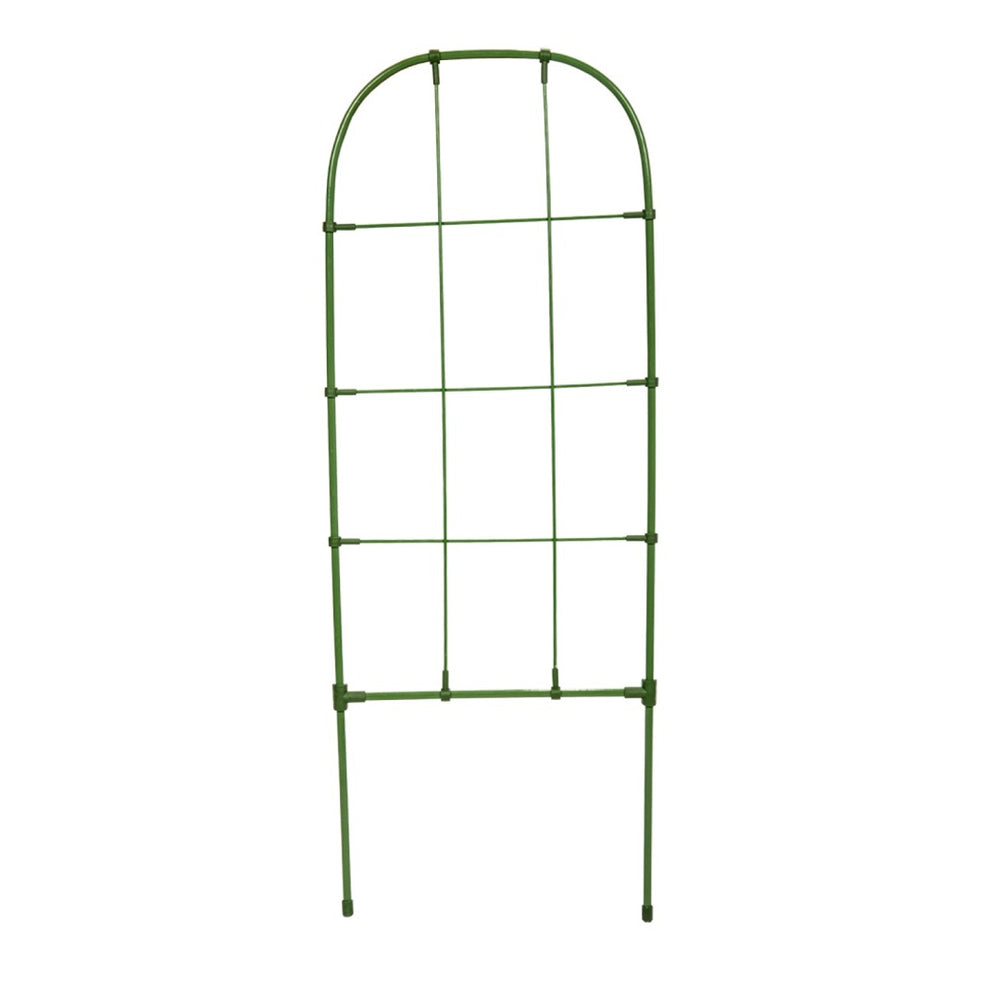 Podpora drabinkowa do roślin Bradas 75 x 27 cm, zielona kratka z łukiem
