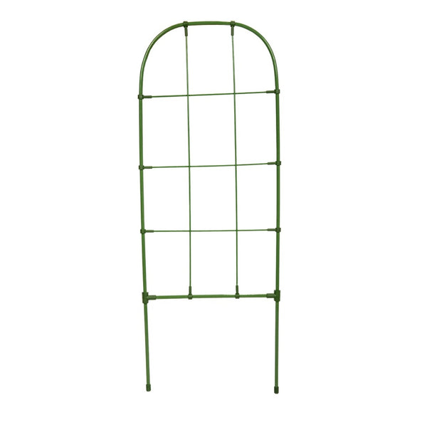 Podpora drabinkowa do roślin Bradas 75 x 27 cm, zielona kratka z łukiem