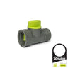 Zielono-szary zawór Bradas Lime Line LE-2232 z gwintem 3/4" i przywieszką producenta