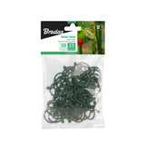 Opakowanie zapinek do roślin Bradas TWIST LOCK 23 mm, 50 sztuk, na białym tle