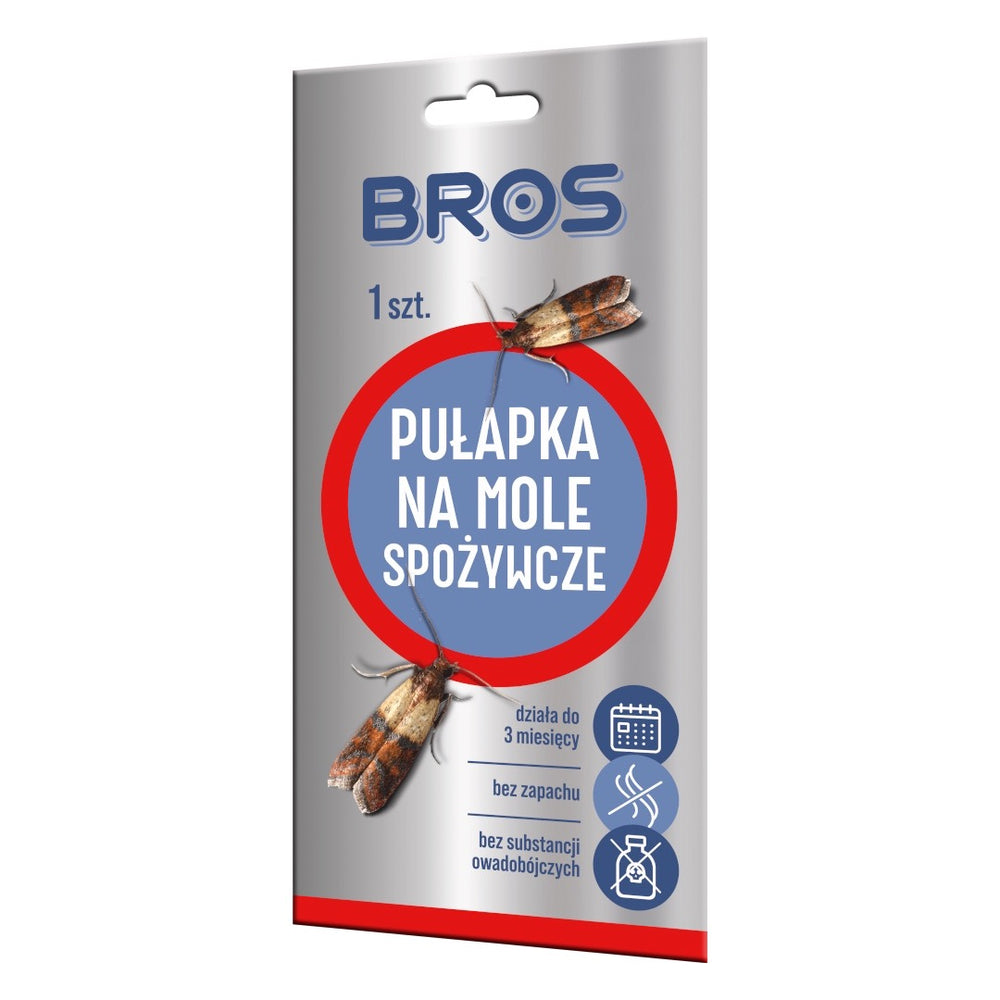 Opakowanie pułapki lepowej na mole spożywcze Bros, 1 sztuka
