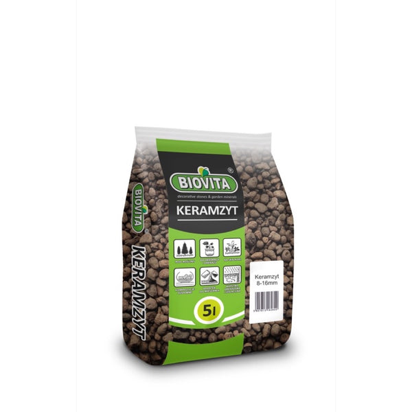 Worek keramzytu Biovita o frakcji 8-16 mm, pojemność 5 l