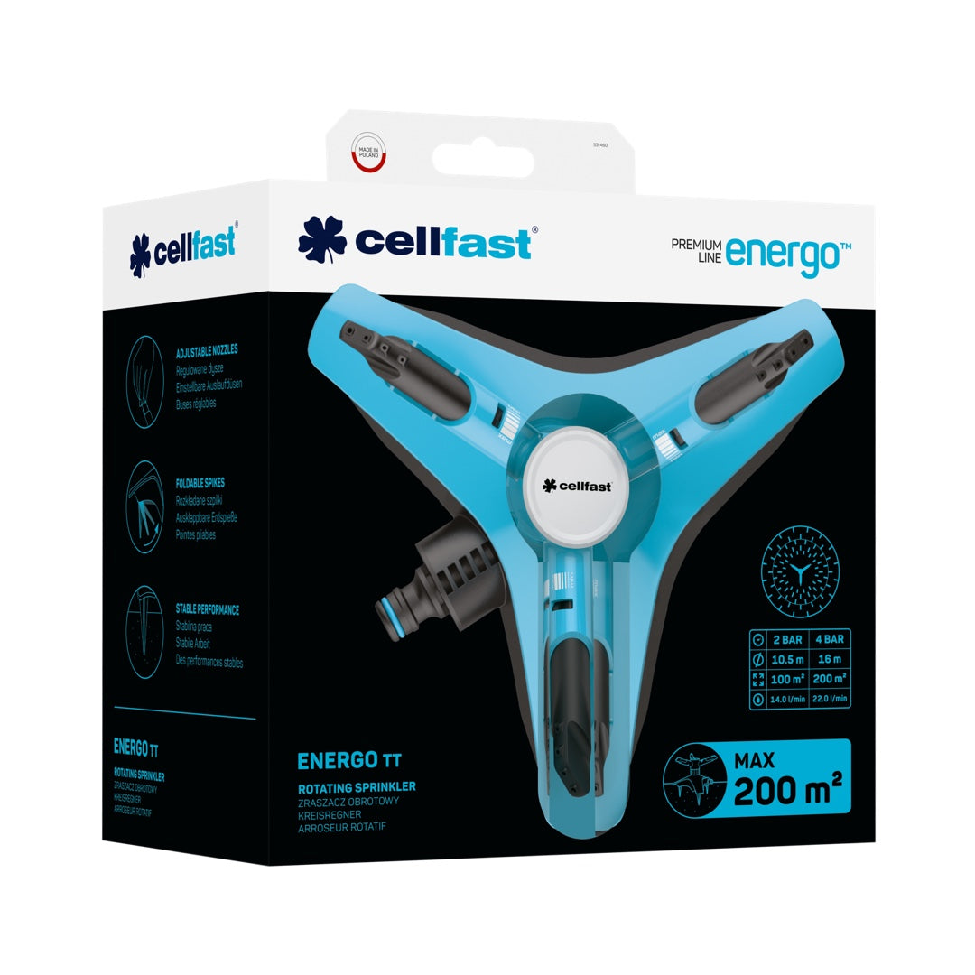 Opakowanie zraszacza obrotowego Cellfast ENERGO tt