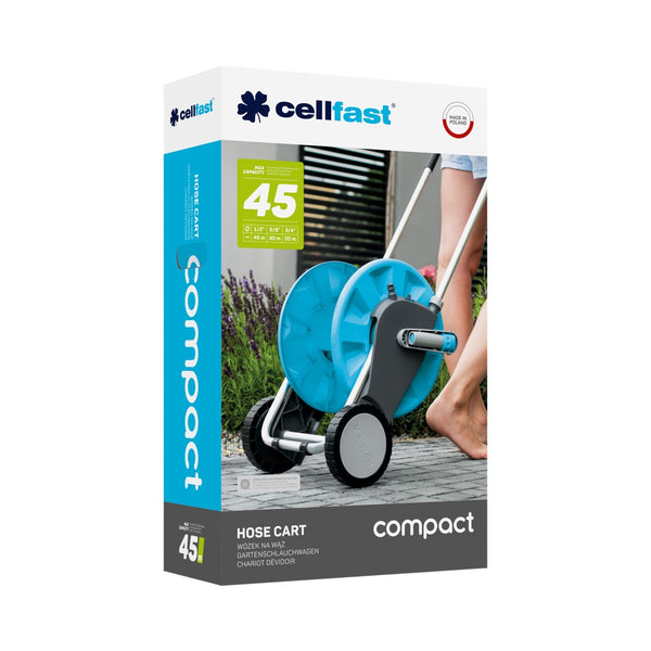 Wózek na wąż COMPACT Cellfast na białym tle, ujęcie 2