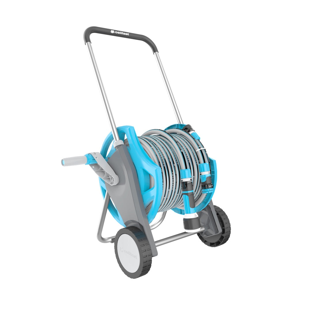 Zestaw DISCOVER ENERGO Cellfast 1/2" 30 m na białym tle