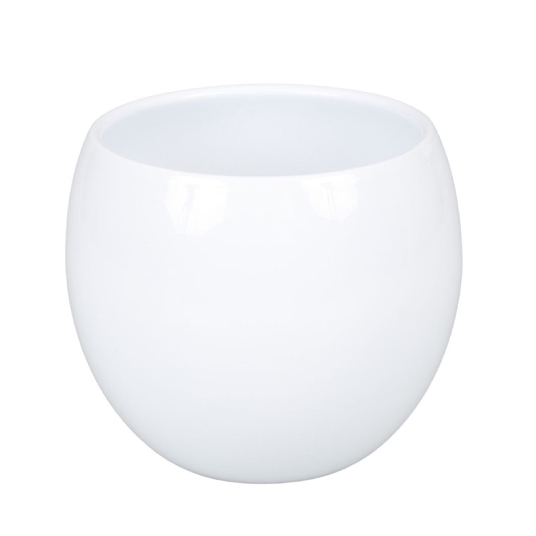 Biała błyszcząca ceramiczna osłonka Cermax Kula 510 na białym tle