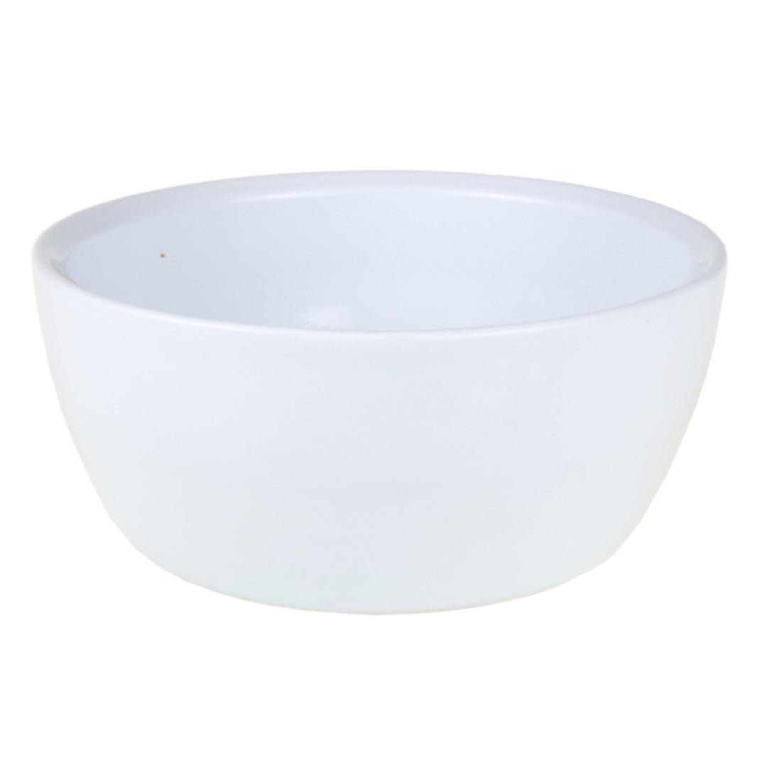 Biała misa ceramiczna Cermax 203 na białym tle