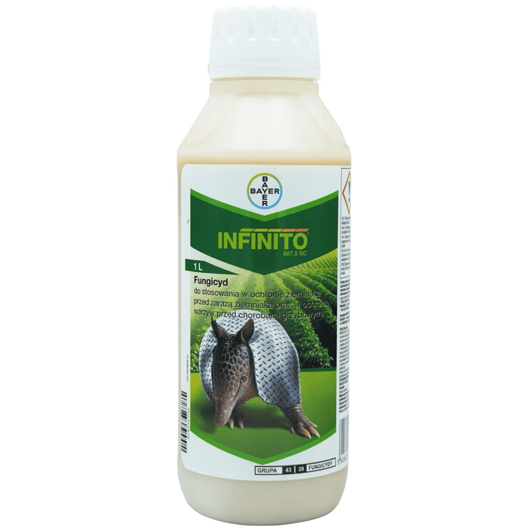 Butelka 1 l fungicydu Infinito 687,5 SC firmy Bayer