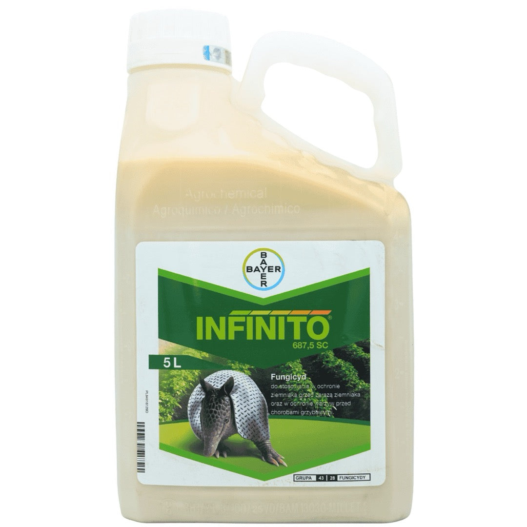 Kanister 5 l fungicydu Infinito 687,5 SC firmy Bayer