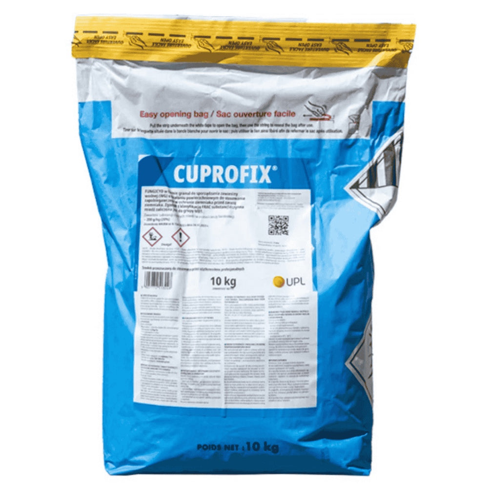 Worek 10 kg fungicydu miedziowego Cuprofix NC 200 WG firmy UPL