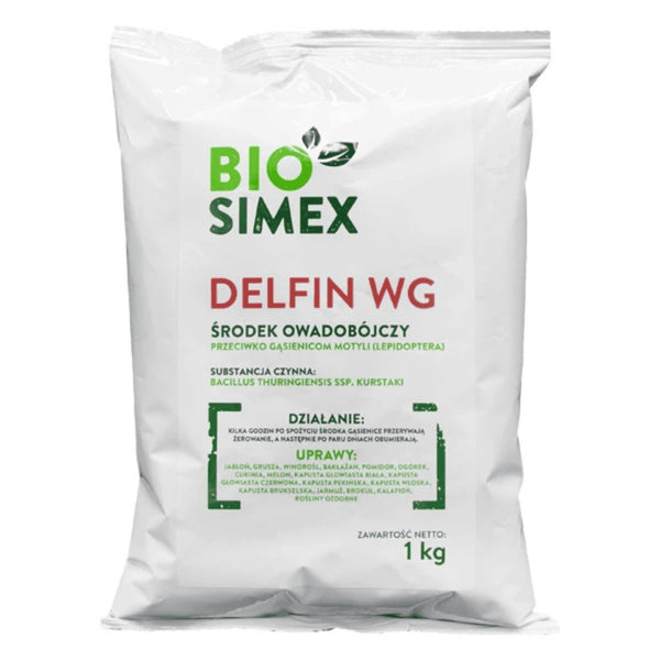 Torebka 1 kg biologicznego środka owadobójczego Delfin WG marki BioSimex