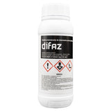 Butelka 0,5 l fungicydu Difaz z czarną etykietą producenta Sharda Cropchem