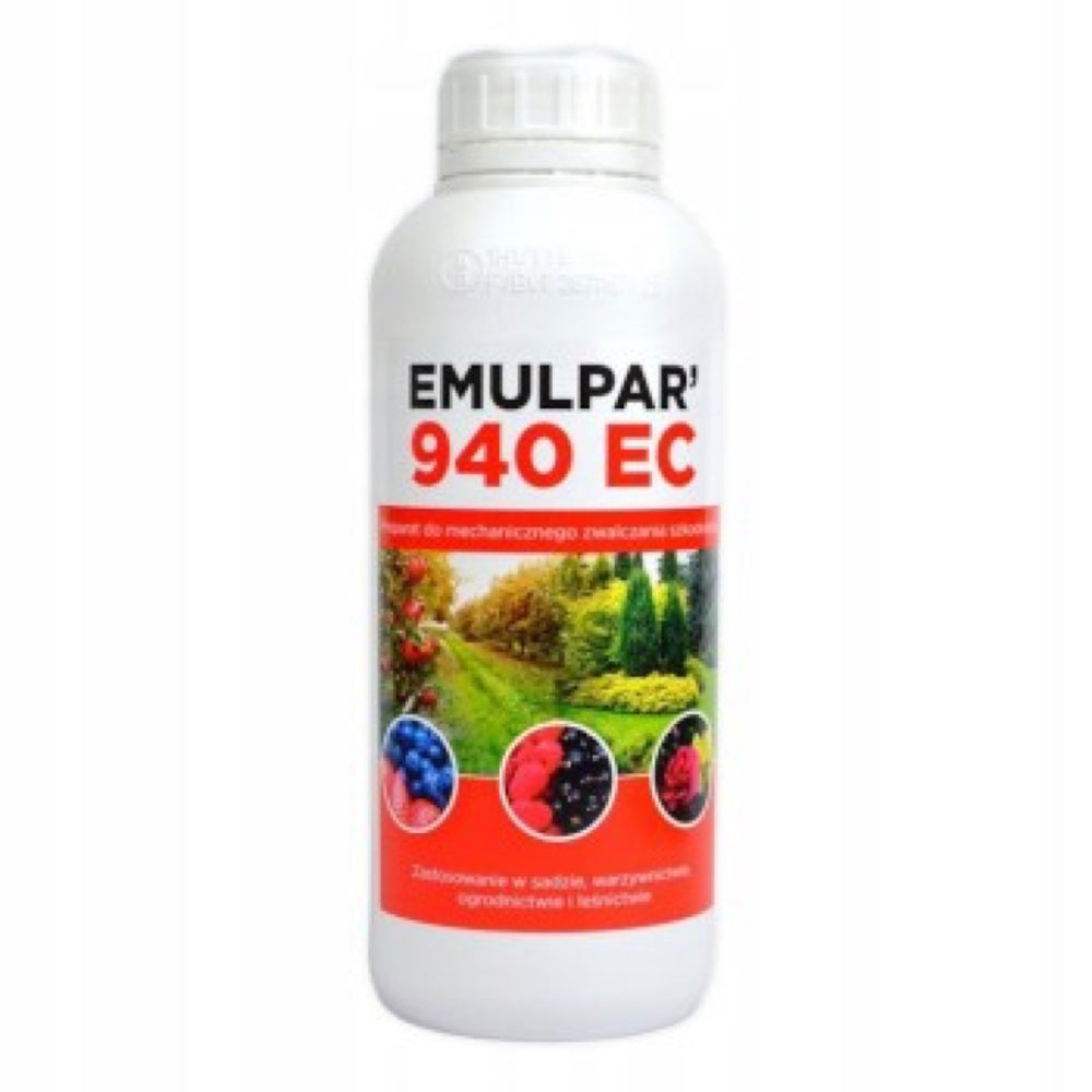 Butelka 1 l preparatu Emulpar 940 EC na bazie oleju rydzowego