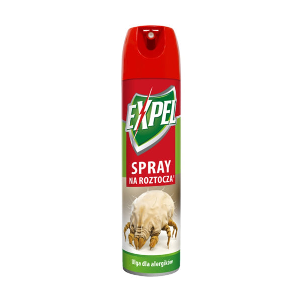 Aerozol Expel Spray na roztocza 150 ml z czerwonym korkiem