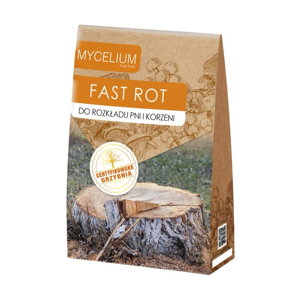 Opakowanie Fast Rot Mycelium, grzybnia do rozkładu pni i korzeni, 125 ml