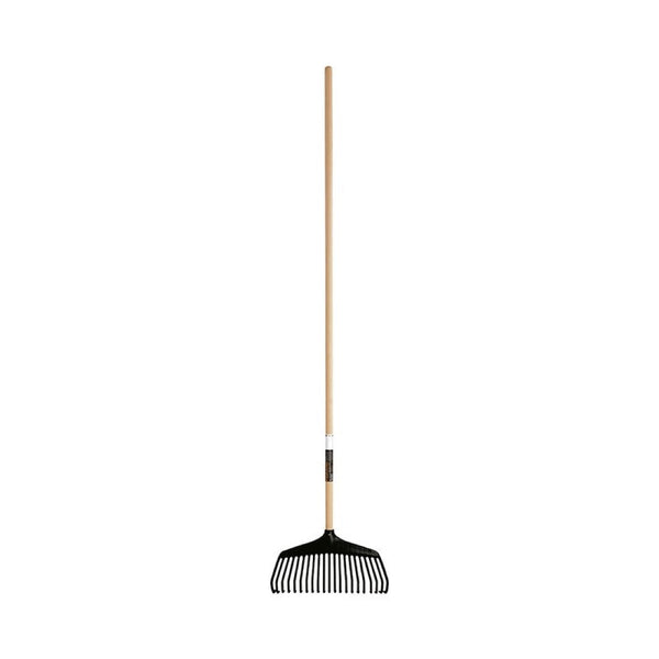 Grabie do liści Fiskars Solid L23 w pionie, widok całości na białym tle
