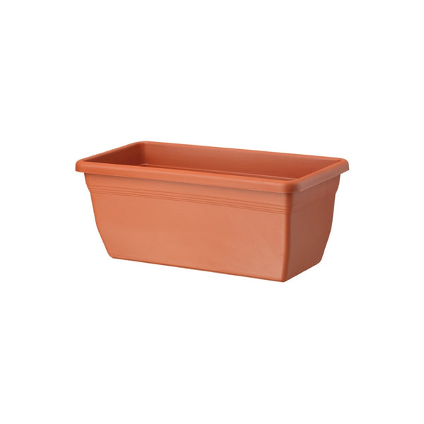 Skrzynka balkonowa Gala Form-Plastic, 40 cm, terakota, na białym tle
