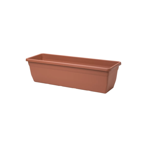 Skrzynka balkonowa Gala Form-Plastic, 60 cm, terakota, na białym tle