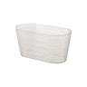 Transparentna bezbarwna skrzynka Diament Petit Form-Plastic, 27 cm, na białym tle