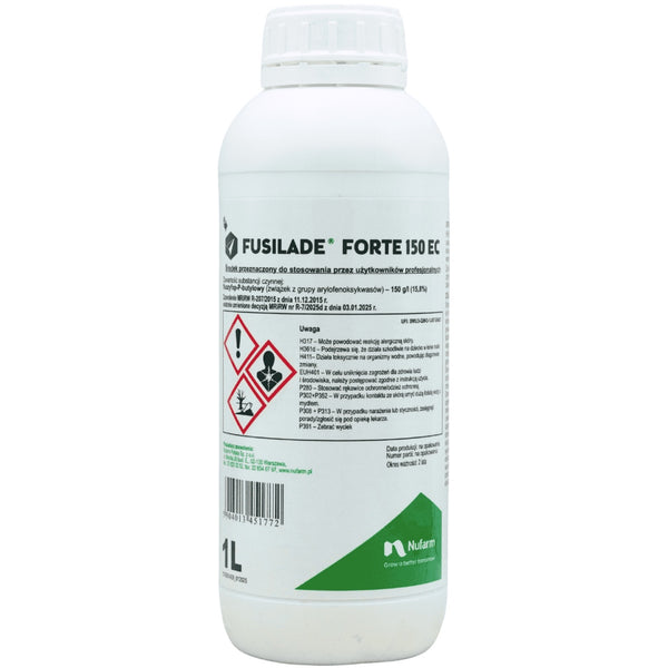 Butelka 1 l herbicydu Fusilade Forte 150 EC firmy Nufarm