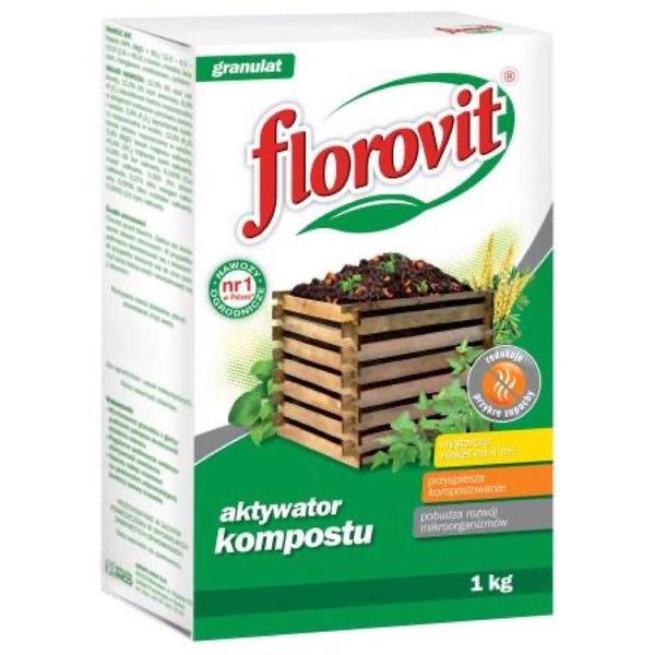 Karton aktywatora kompostu Florovit, drugie ujęcie