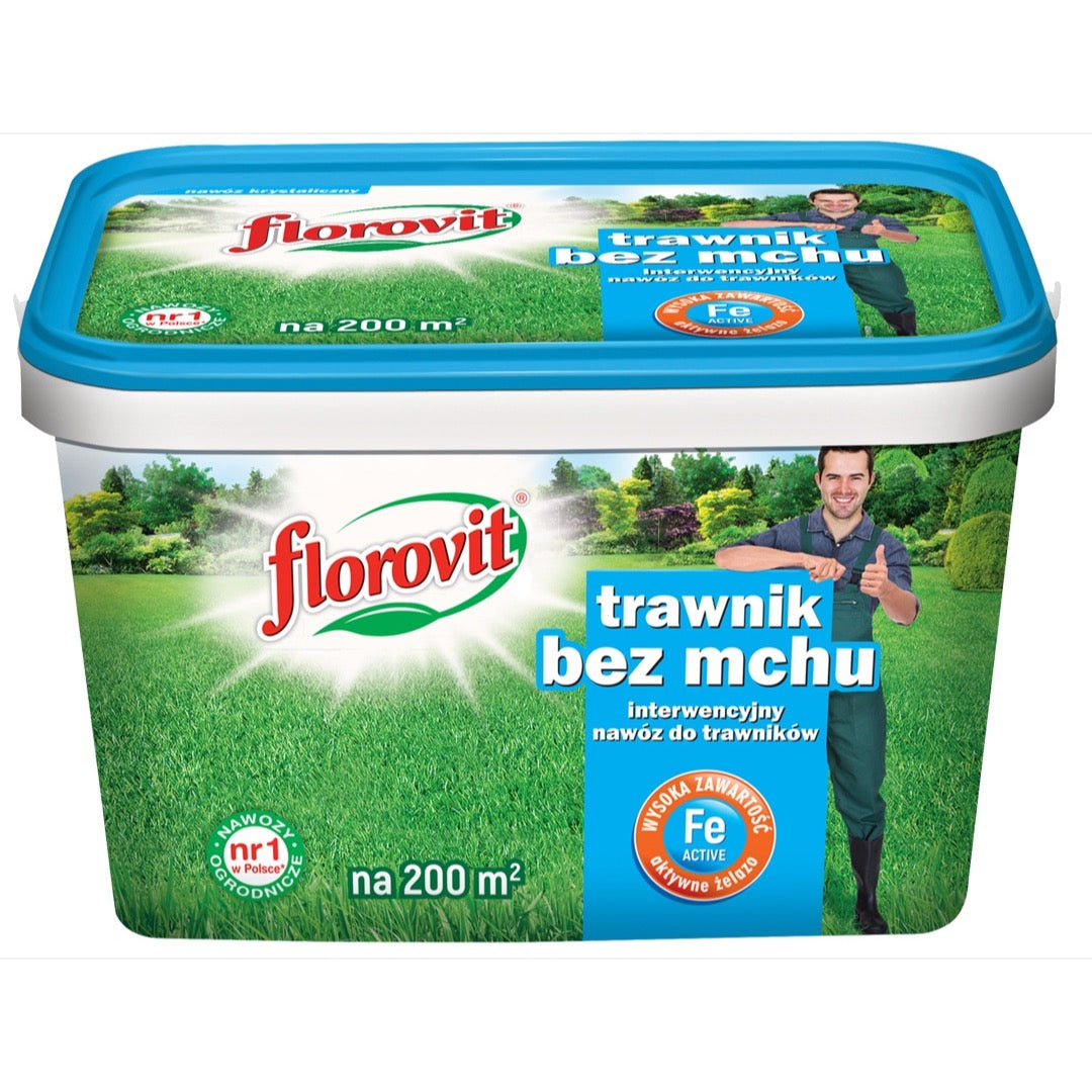 Wiaderko interwencyjnego nawozu Florovit do trawników 4 kg