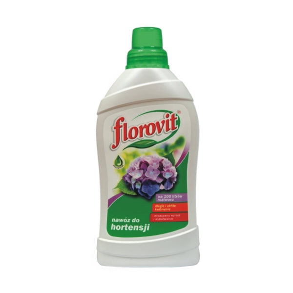 Butelka płynnego nawozu Florovit do hortensji 1 l