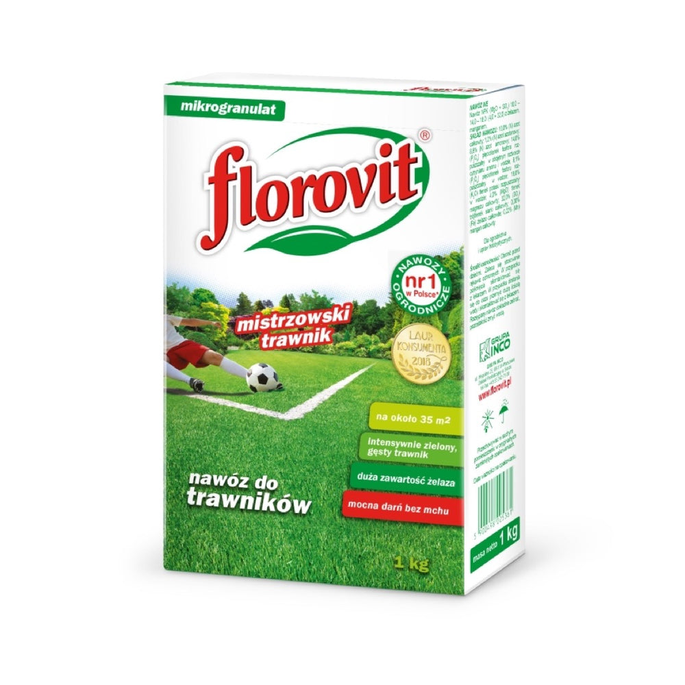 Karton nawozu Florovit Mistrzowski trawnik 1 kg
