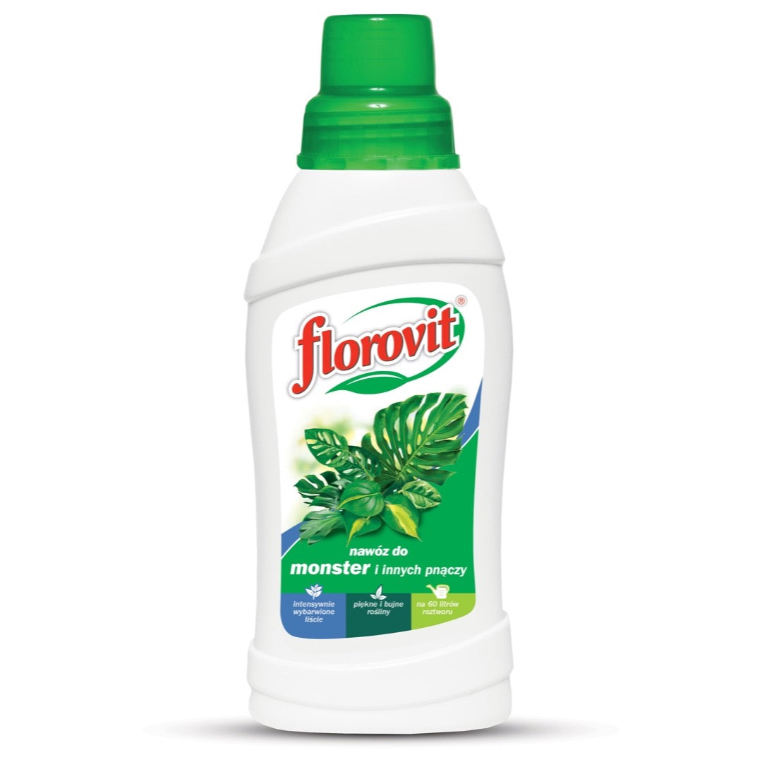 Butelka płynnego nawozu Florovit do monster i innych pnączy 0,5 l