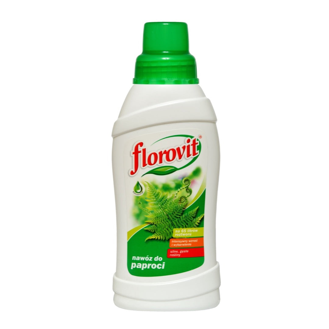 Butelka płynnego nawozu Florovit do paproci 0,5 l