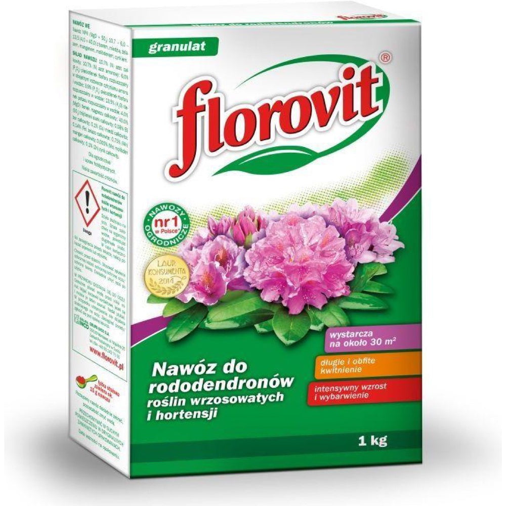 Karton nawozu Florovit do rododendronów 1 kg