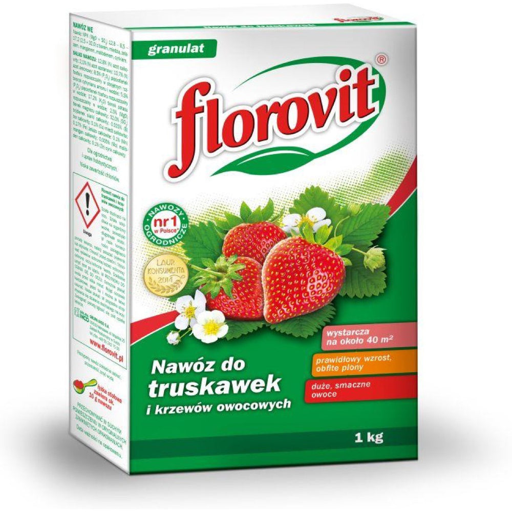 Karton nawozu Florovit do truskawek i krzewów owocowych 1 kg