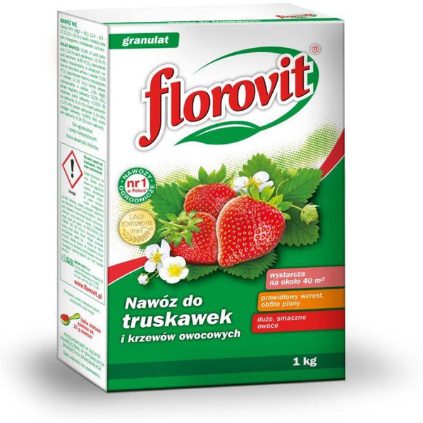 Karton nawozu Florovit do truskawek i krzewów owocowych 1 kg