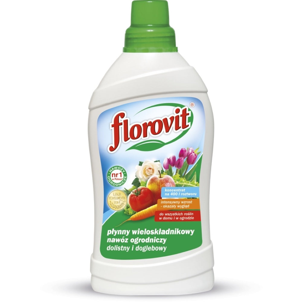 Butelka uniwersalnego płynnego nawozu Florovit 1 l