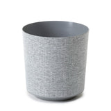 Donica Gama Textil Lamela w kolorze szara z fakturą tkaniny na białym tle