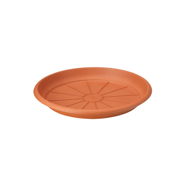 Okrągła podstawka pod doniczkę Gala marki Form-Plastic w kolorze terakota